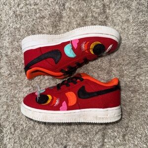 Chinese new year Nike forces, toddler size 9
